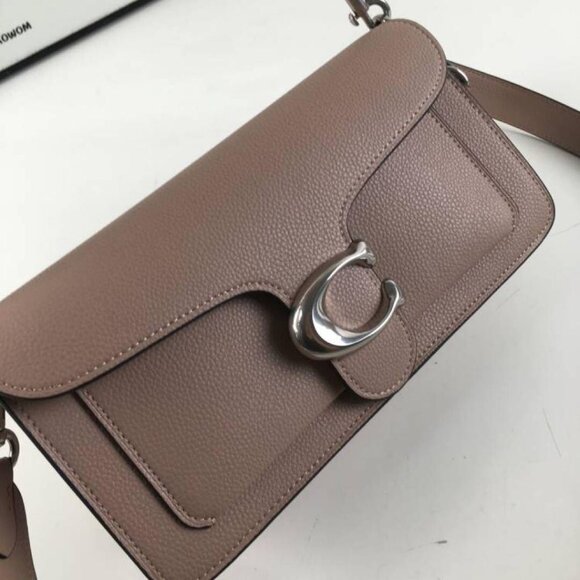 COACH 73995 Tabby 26 Shoulder Bag Brown Leather Crossbody Shoulder 2way Outlet - Picture 6 of 9